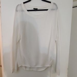 Express white sweater